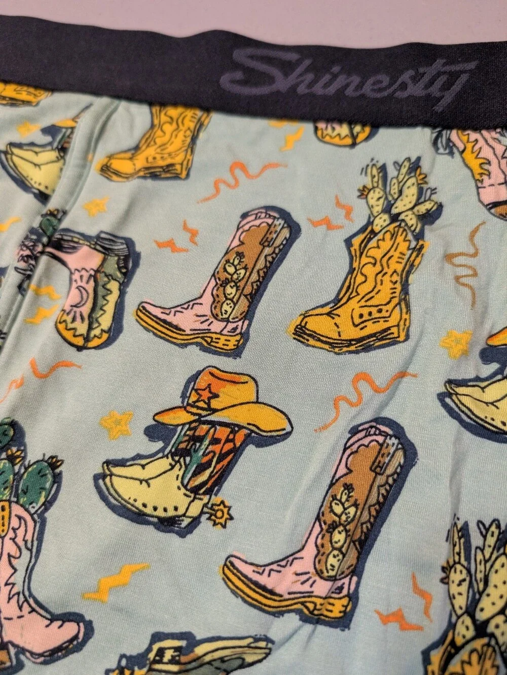 NWT Shinesty cowboy boots ball hammock underwear, XL